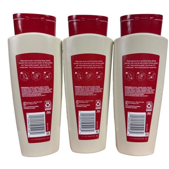 Set of 3 Old Spice Relax Lavender Body Wash Everfresh Blend 18 fl oz NEW - Picture 2 of 2